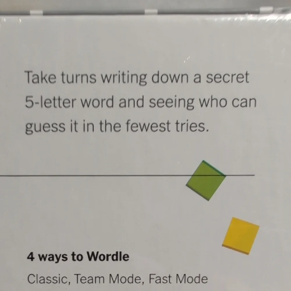 Hasbro Wordle The Party Game - White with Green & Yellow Tiles - Picture 10 of 16